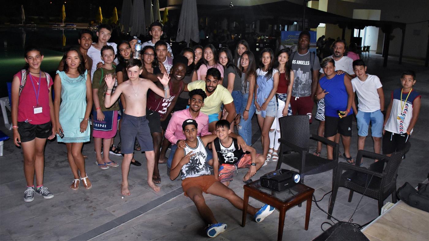 EMU International Summer School Organized a Pool Cinema/Party